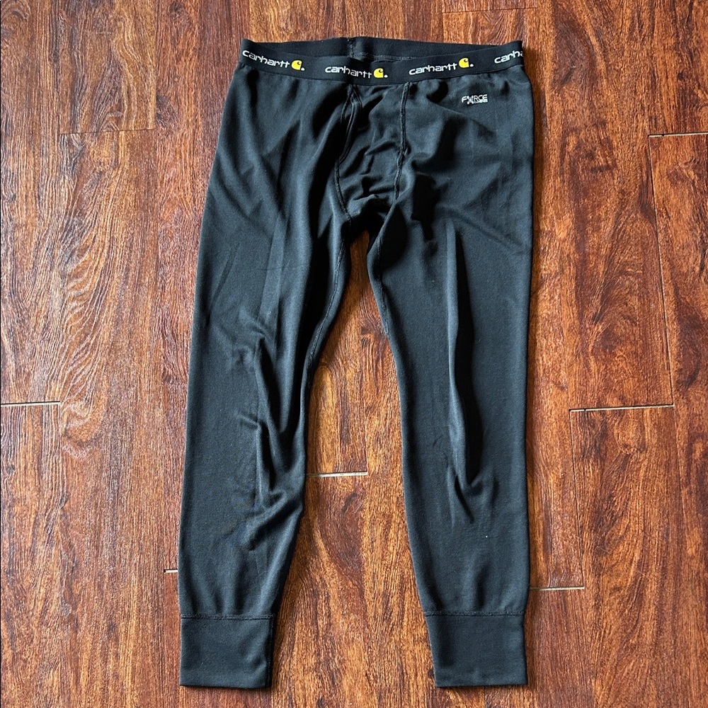 Carhartt Men's Black Thermal Pants